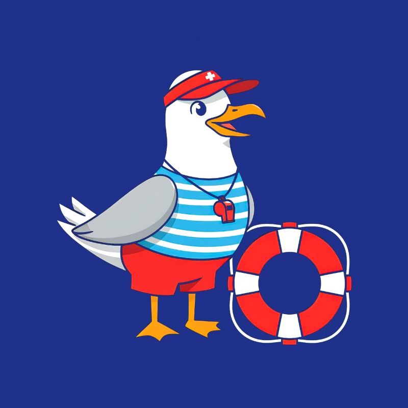 Conception de sauveteurs de mouette