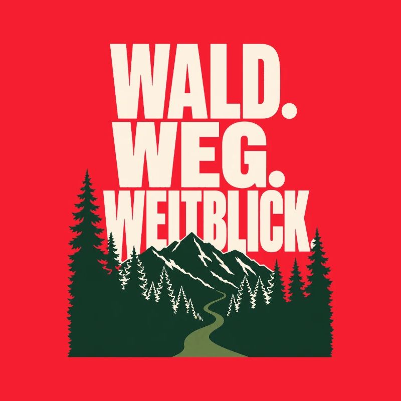 Schwarzwald Wandern, Wald. Weg. Weitblick