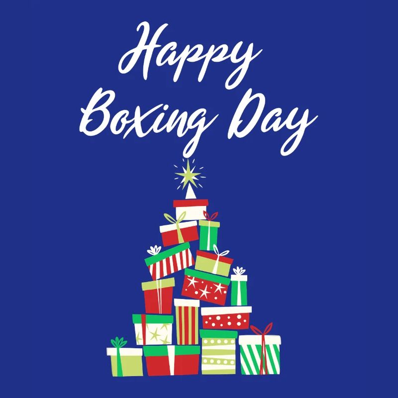 Joyeux Boxing Day Gift Stack