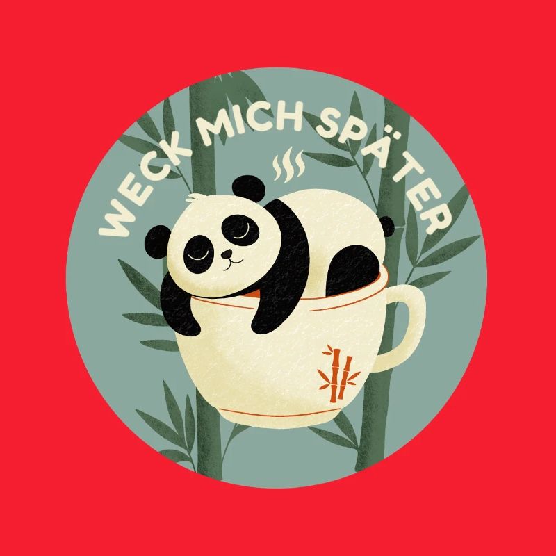 Verträumter Panda