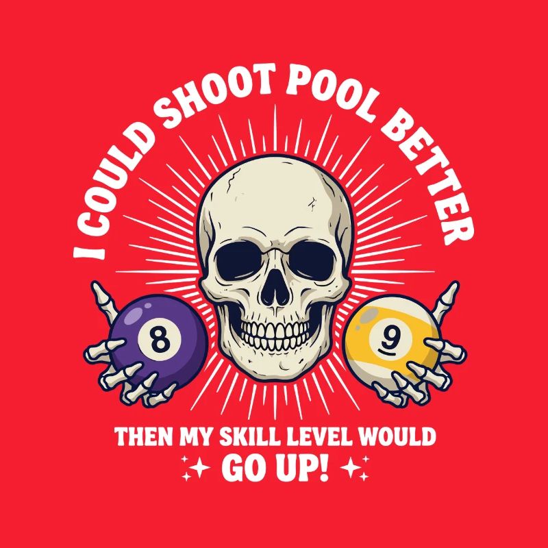 Table de billard de billard Billard Billard Spool Skull