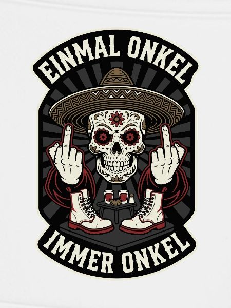 Sugar Skull Mittelfinger Sombrero