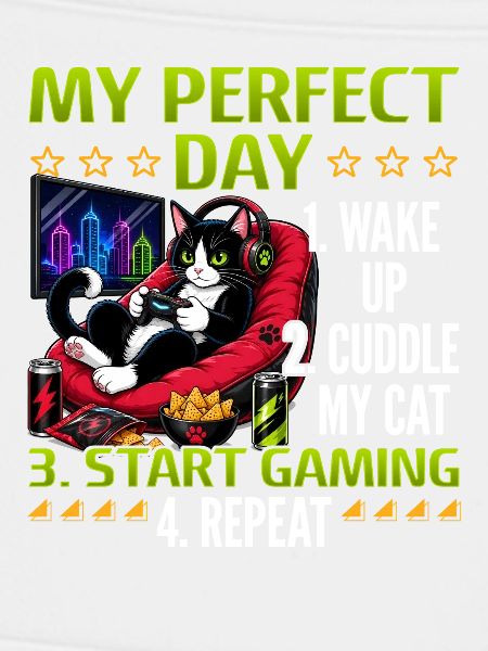 Gamer Gaming Cat Video Game