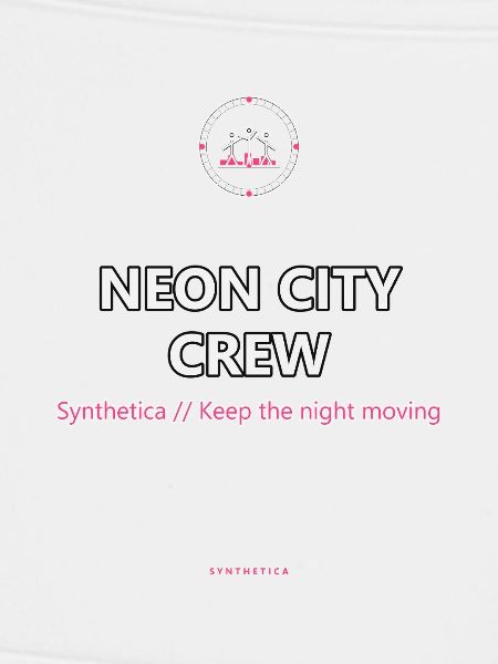 Neon City Crew · dunkle Kleidung