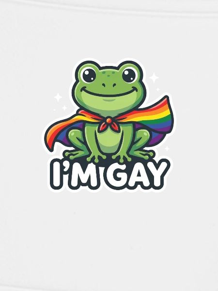 Schwul Frosch Regenbogenfahne