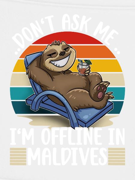 Malediven Urlaub Reise Faultier