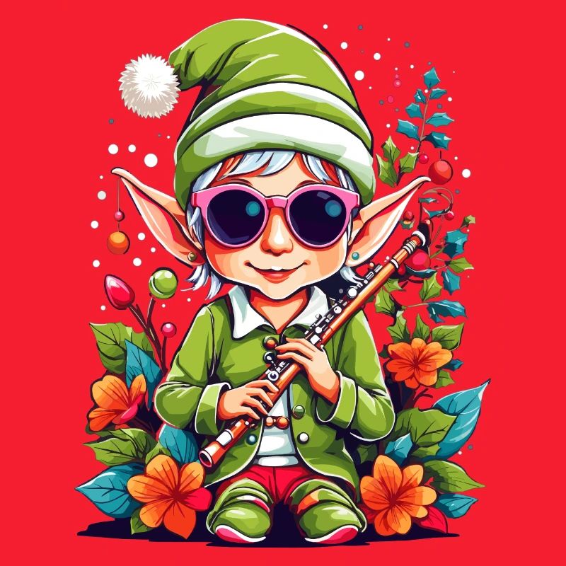 Elfe mit Flöte