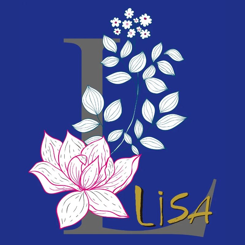 Buchstabe Initiale Lisa