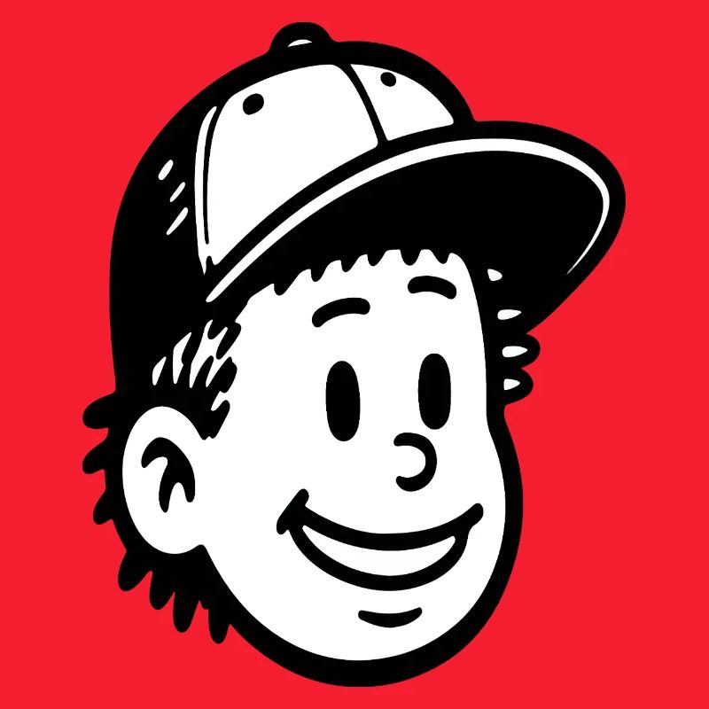 Conception ludique du visage d’un garçon de dessin animé