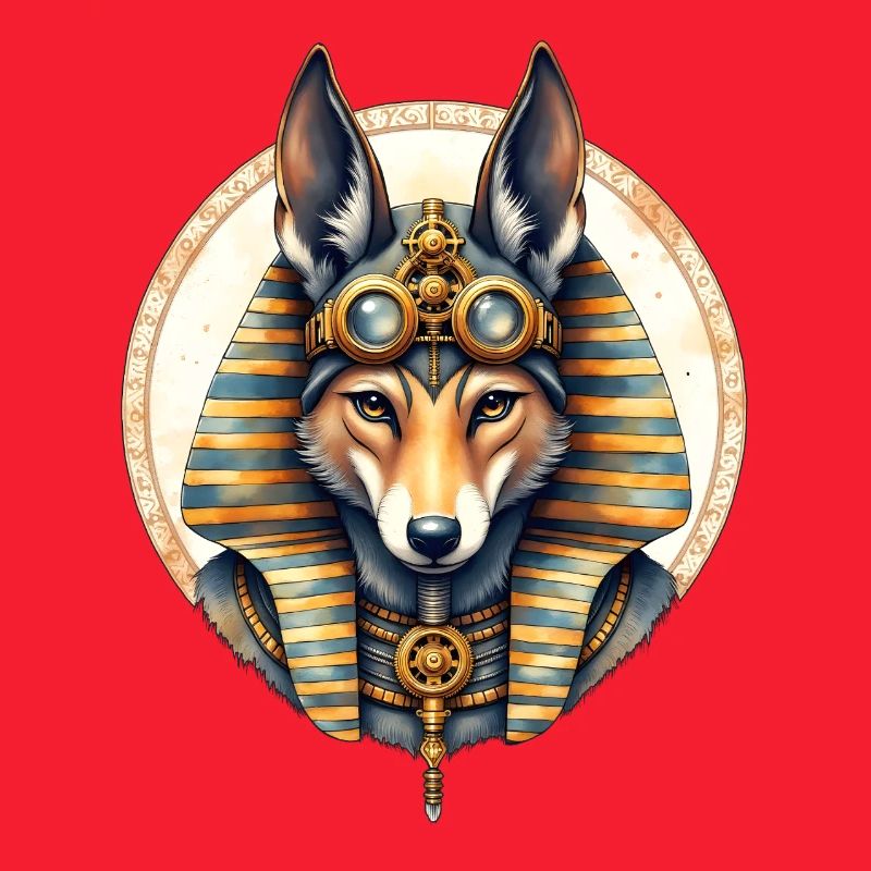 Style Steampunk Husky égyptien