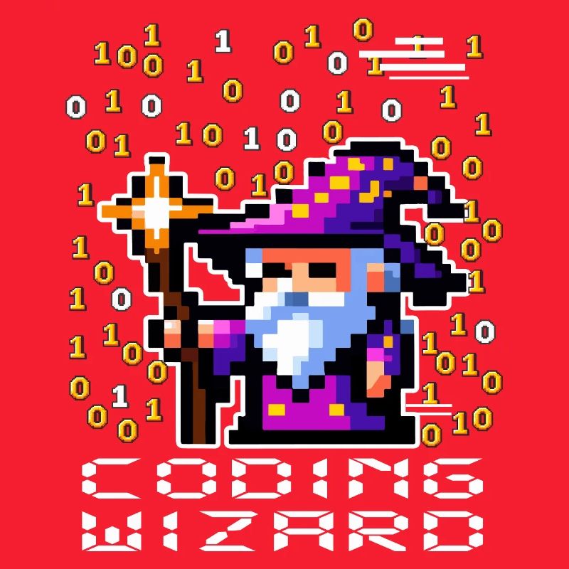 Zauberer-Pixel-Code