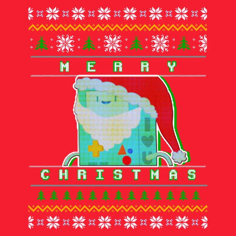 Joyeux Noël Pixel Santa « Pull de Noël moche »