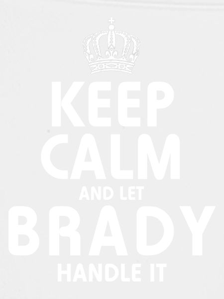 BRADY: Regel das.
