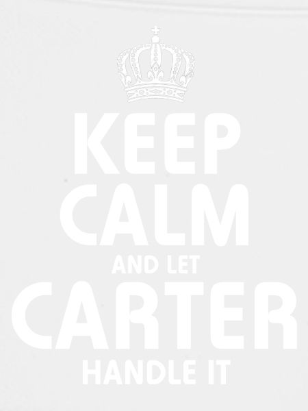 CARTER: Regel das.