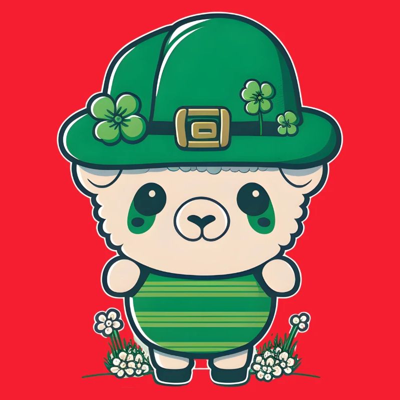 Sharp avec un chapeau vert et des trèfles