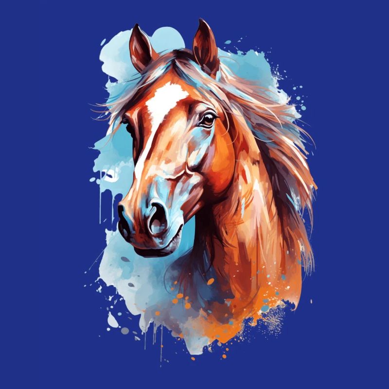 Aqaurell Pferd Design