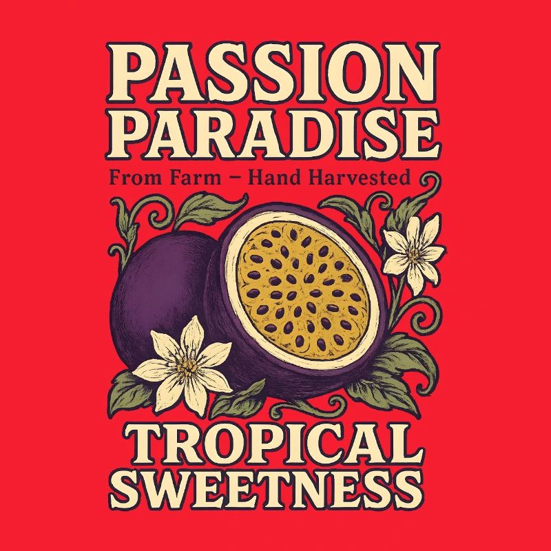Passion Fruit Summer Fruit Vintage Fruit