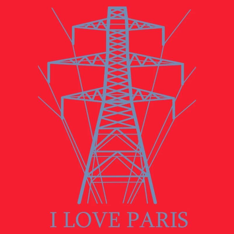 Ironic I love Paris Eiffel Tower as a power pole