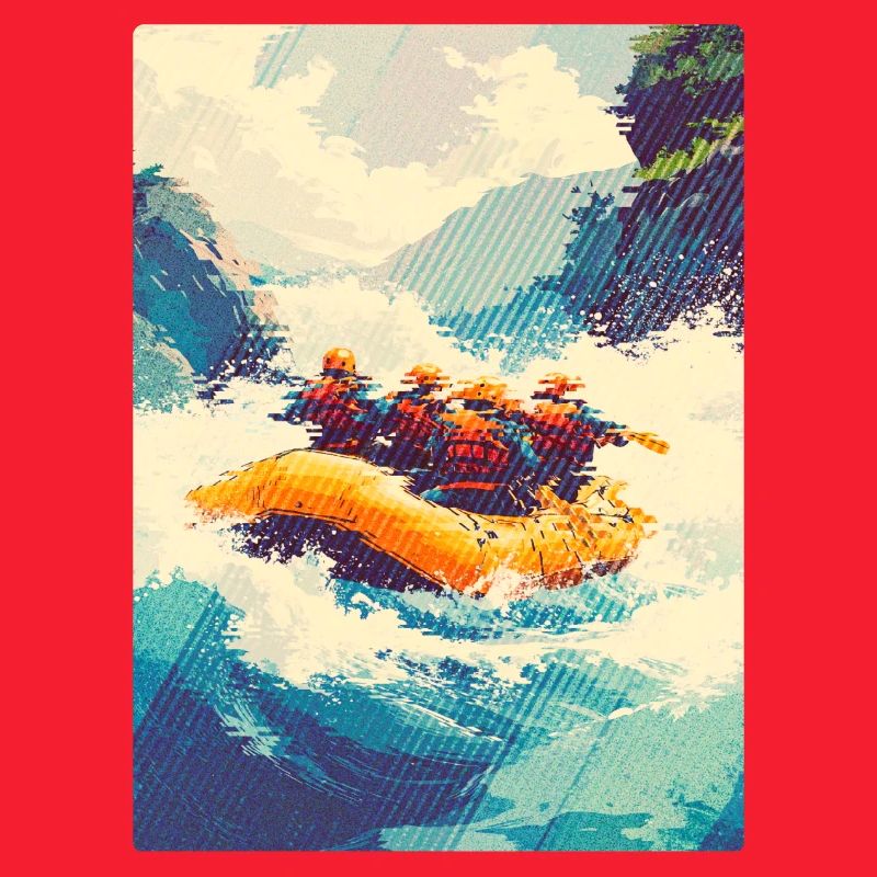 Rafting-Expedition in Wild Rapids