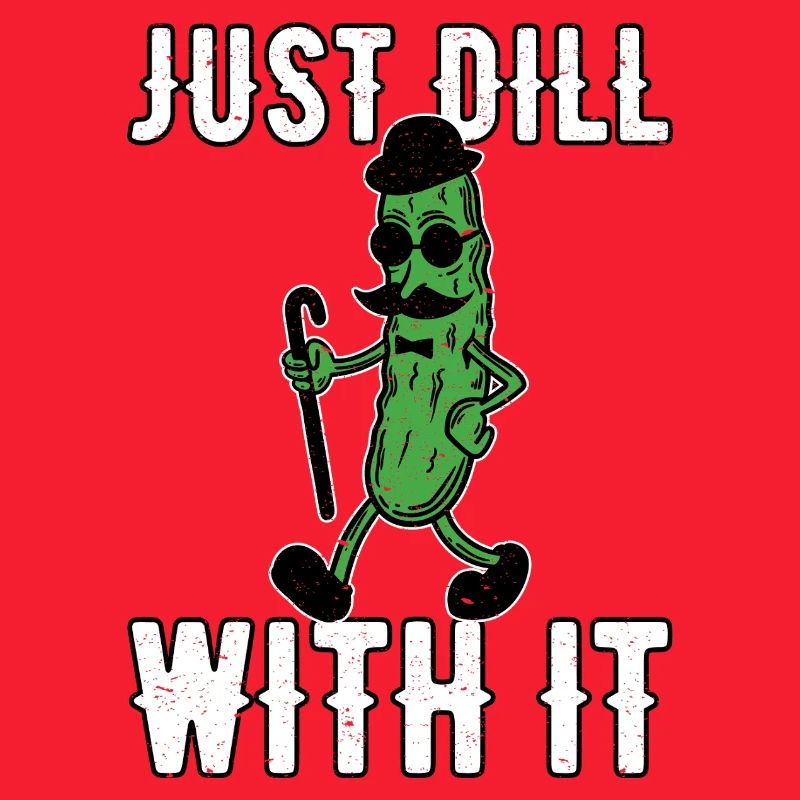 Amusez-vous simplement avec la moustache rétro rétro de concombre