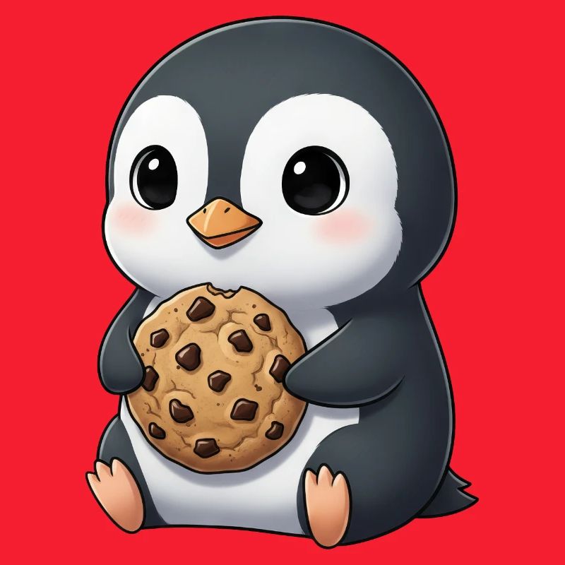 Biscuits pingouins mignons Biscuits de dessin animé Candy