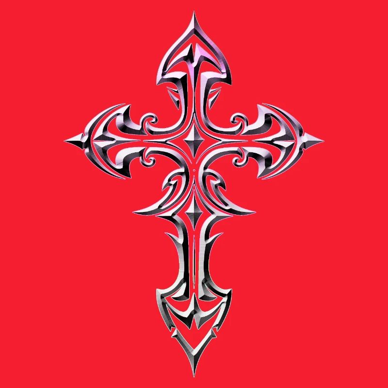 Lavish Celtic Gothic Cross