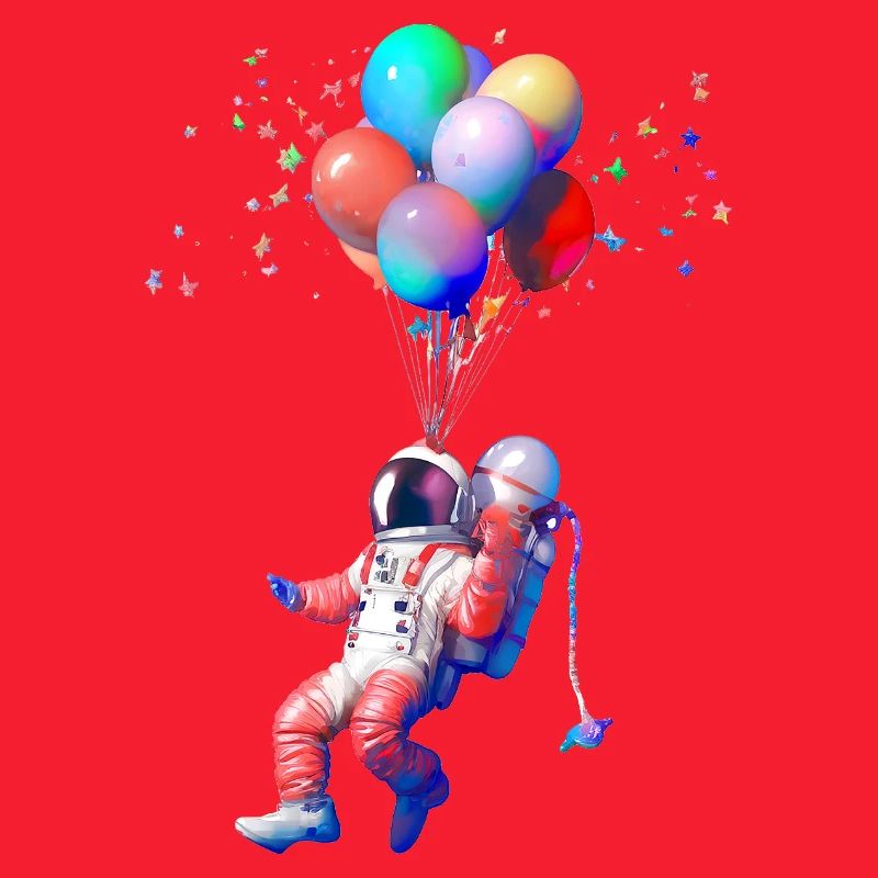 Astronaut Ballonflug