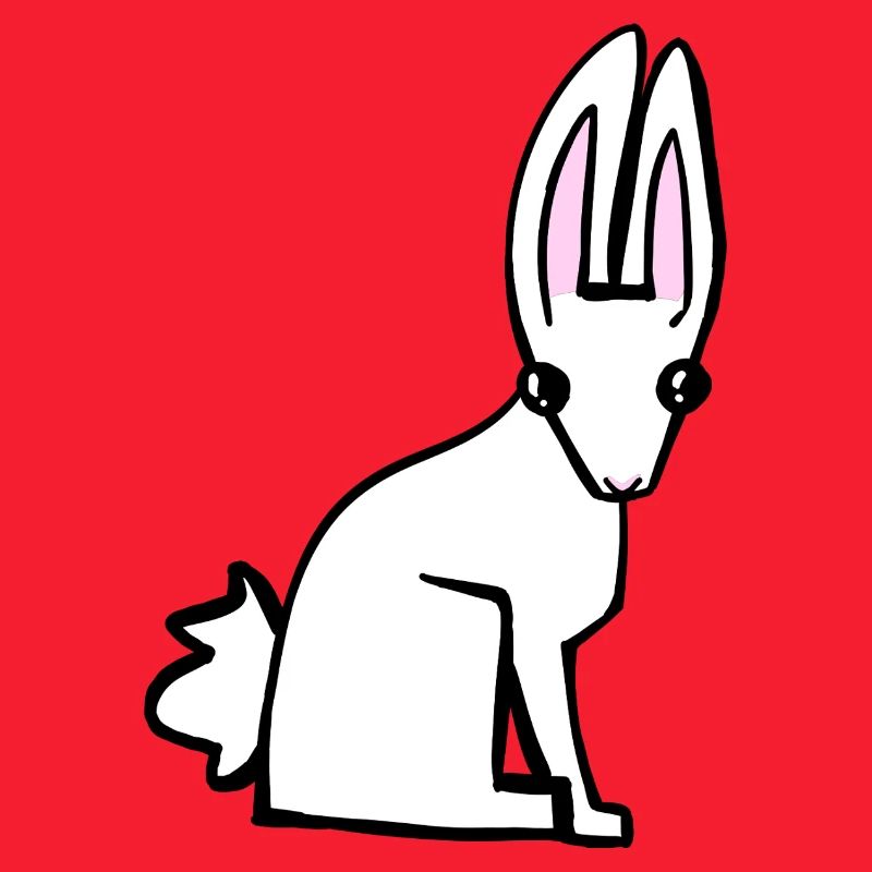 Weißer Hase