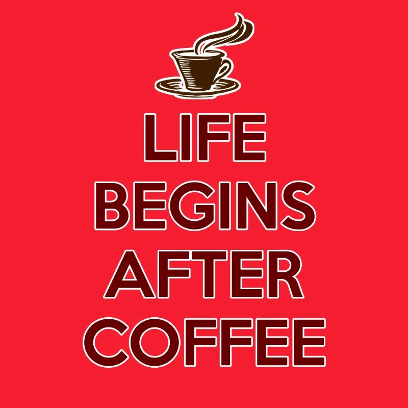 DAS LEBEN BEGINNT NACH DEM KAFFEE Geschenk