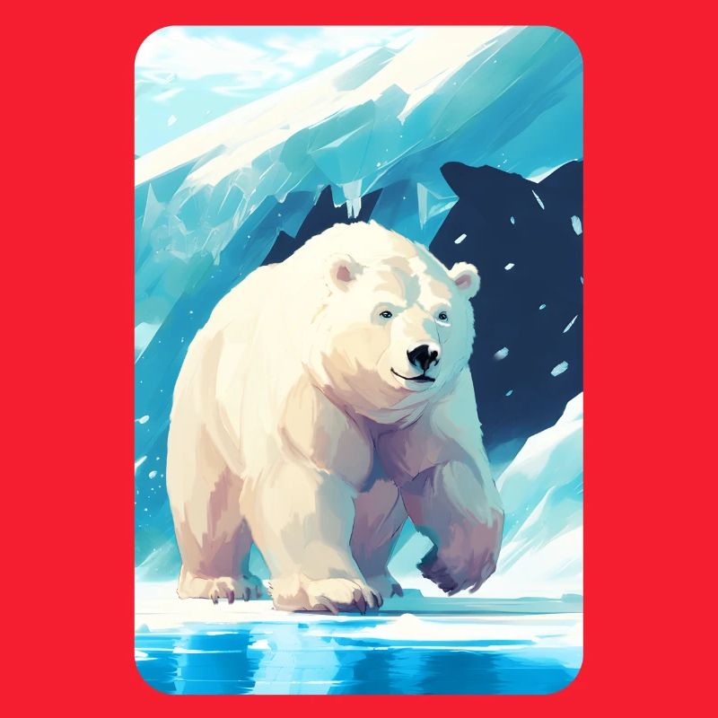 Polarbär im ewigen Eis