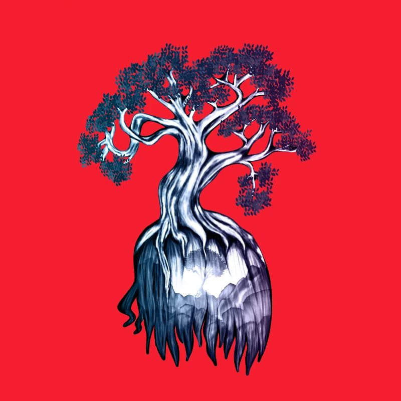 Symbolic Tree – Inner Strength Illustration