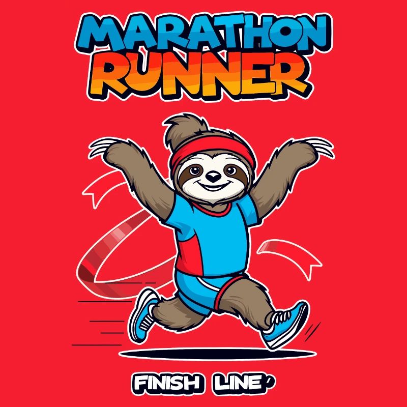 Sloth Marathon Runner