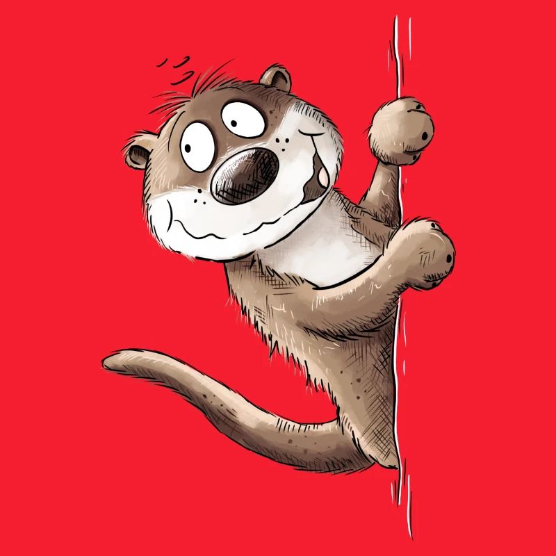 Drolliger Otter Tiermotiv I Seeotter