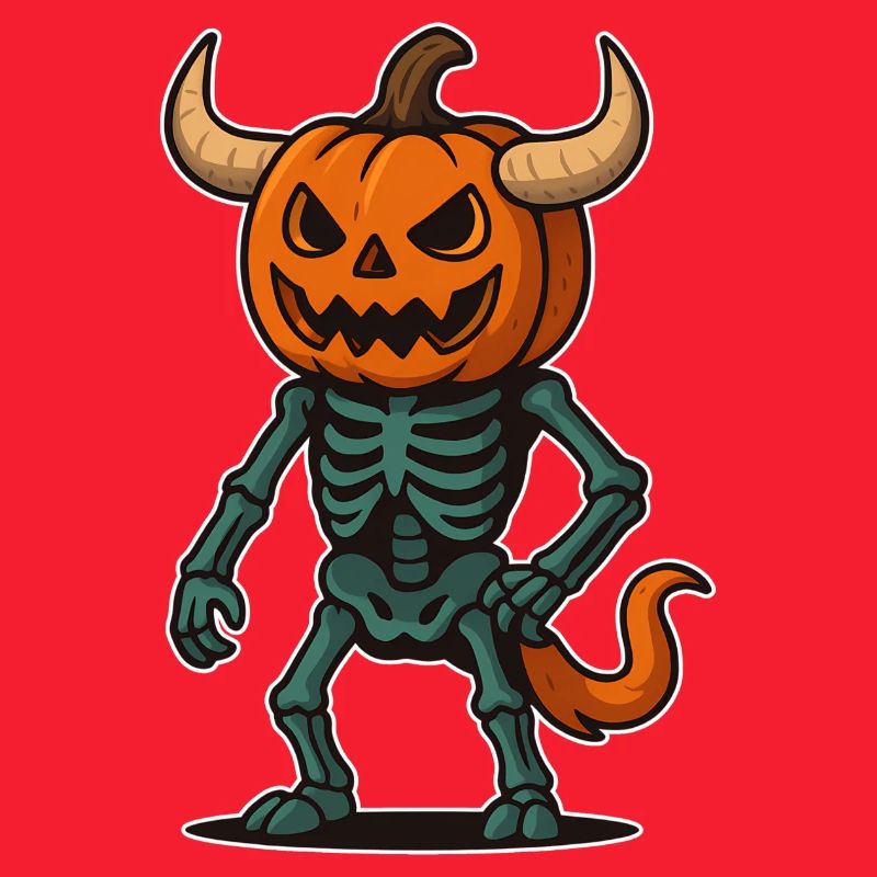 Pumpkin Skeleton Warrior