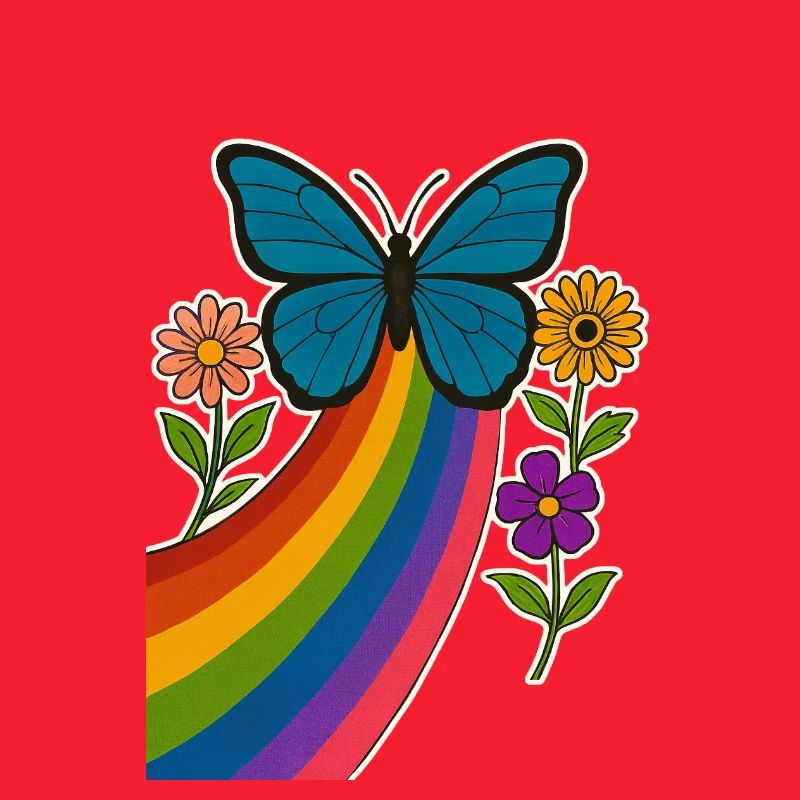 Regenbogen Schmetterling