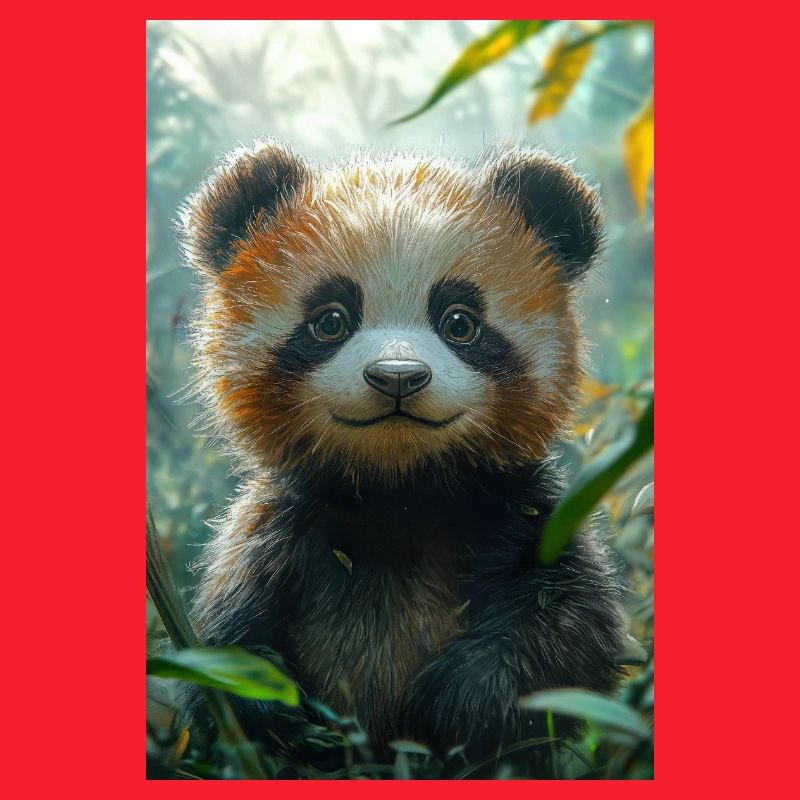 Illustration eines Pandas