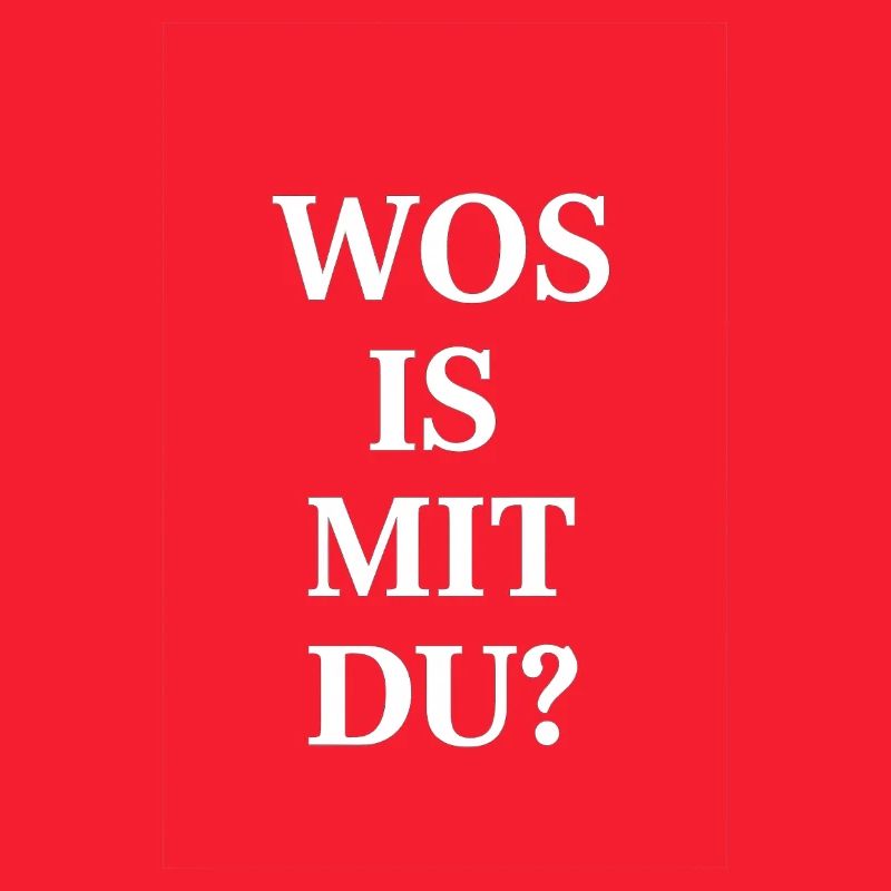 Was ist mit dir? Serif Kontrast