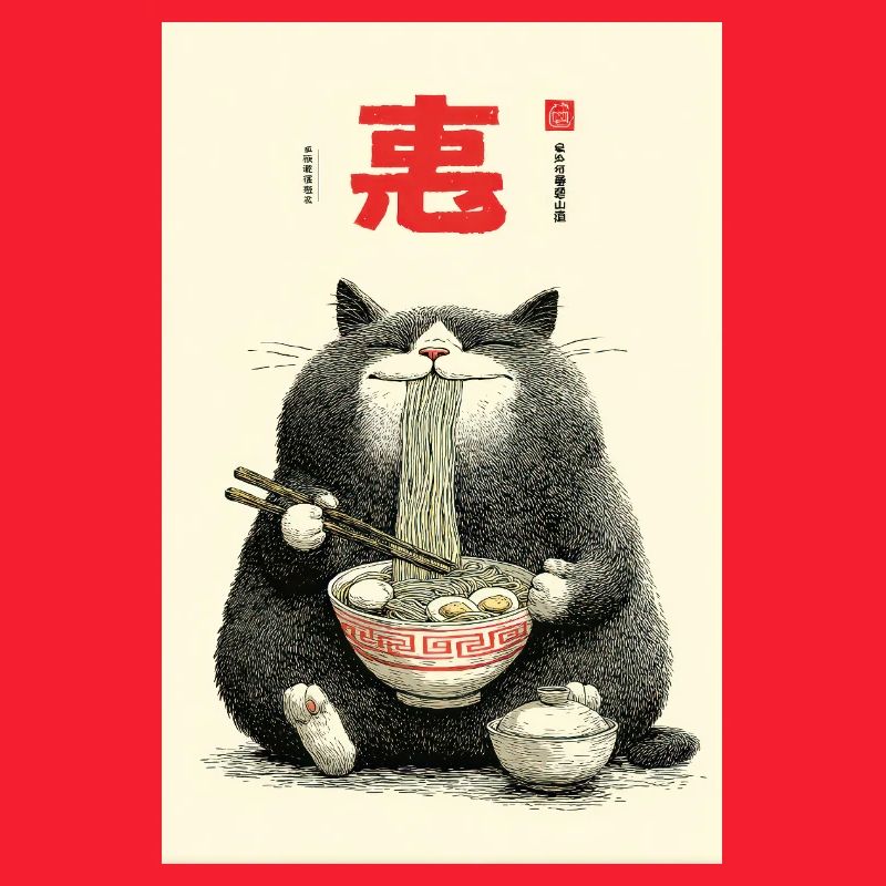 Fortune Cat Noodle Feast