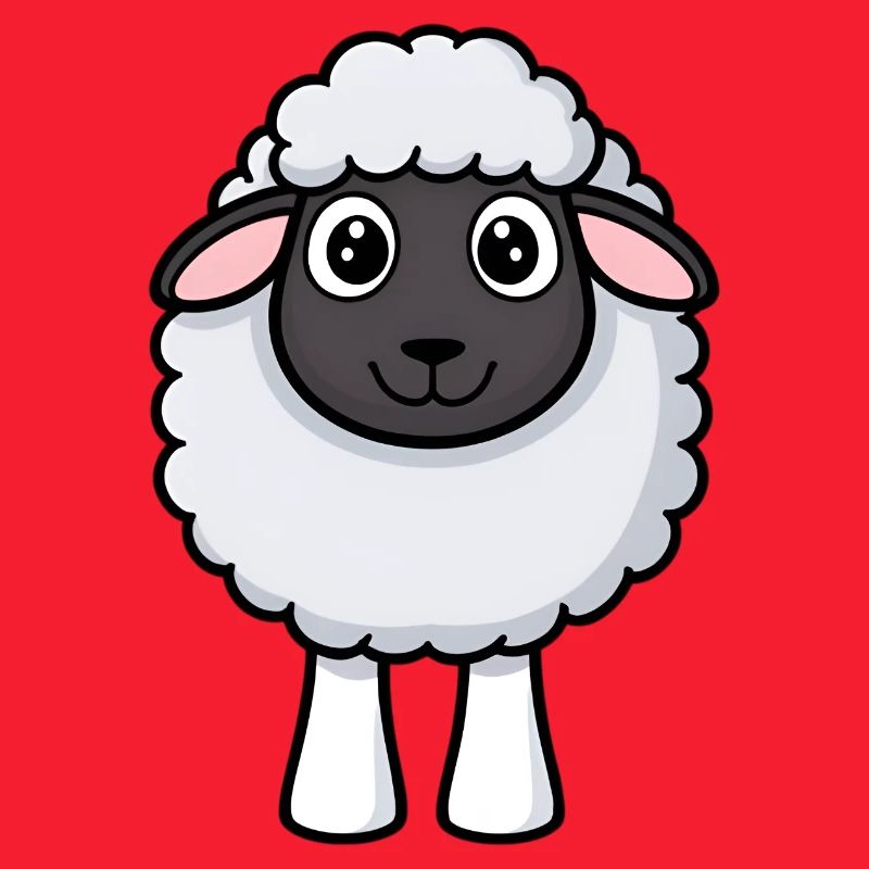 Shaggy Sheep Cuddle Design