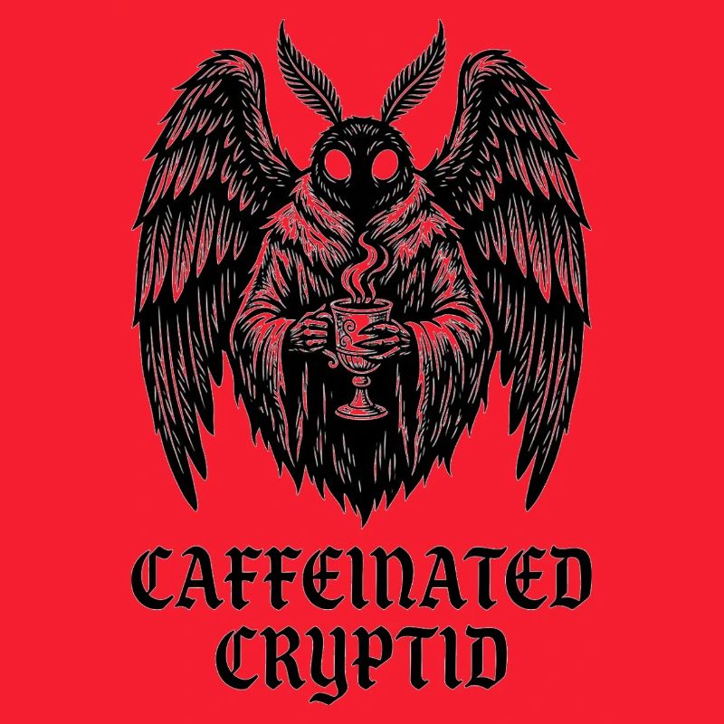 Koffeinhaltiger Kryptid-Mottenmann-Kaffee