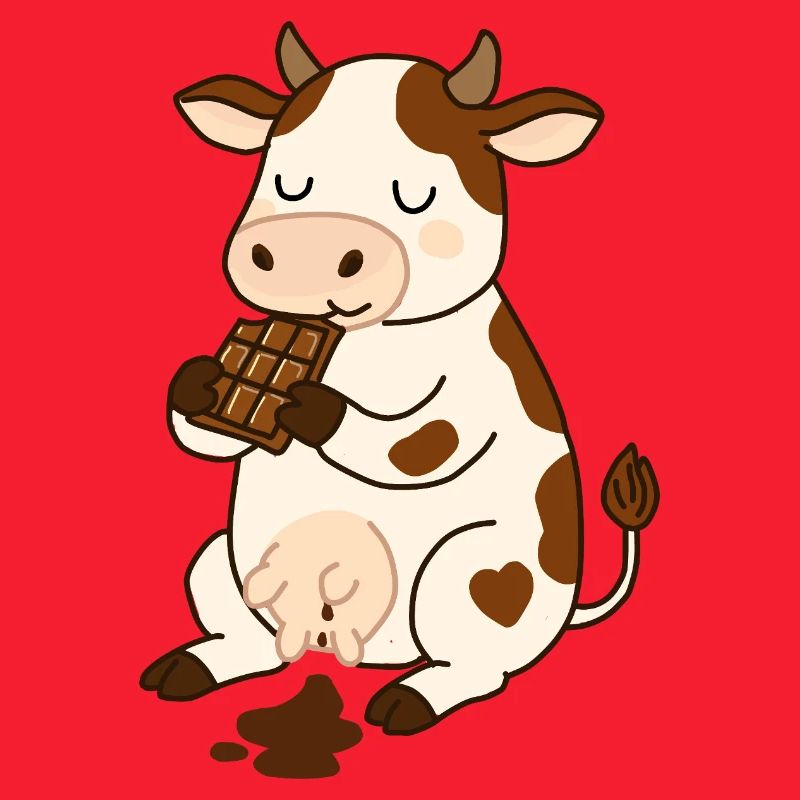 Vache en chocolat