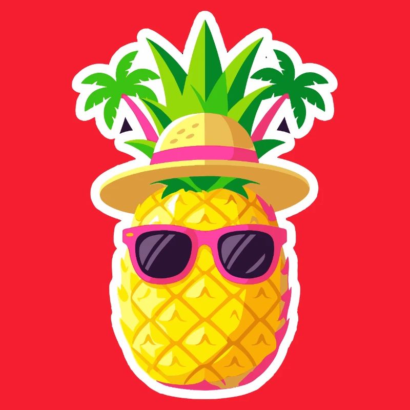 Sunny Pineapple Island Vibe