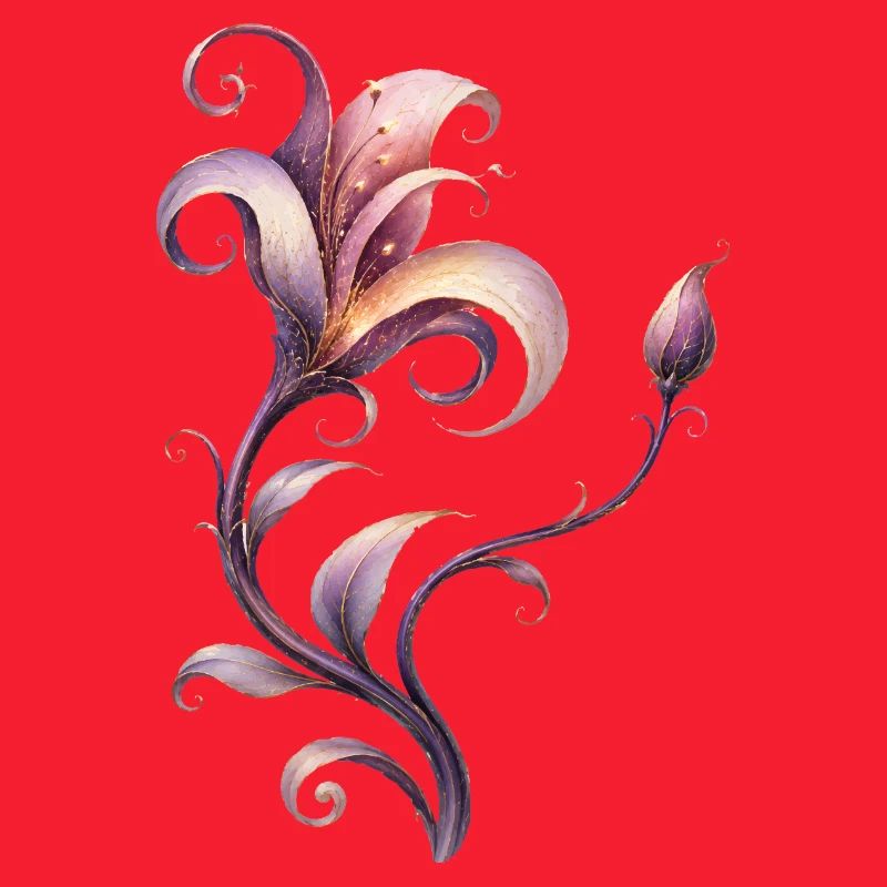 Fantasy Blume Elegantes Ornament