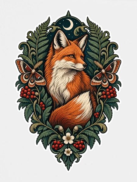 Heraldischer Fuchs des Waldes