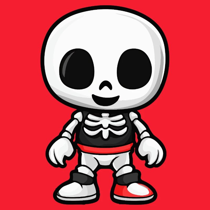 Skelett Comic Halloween