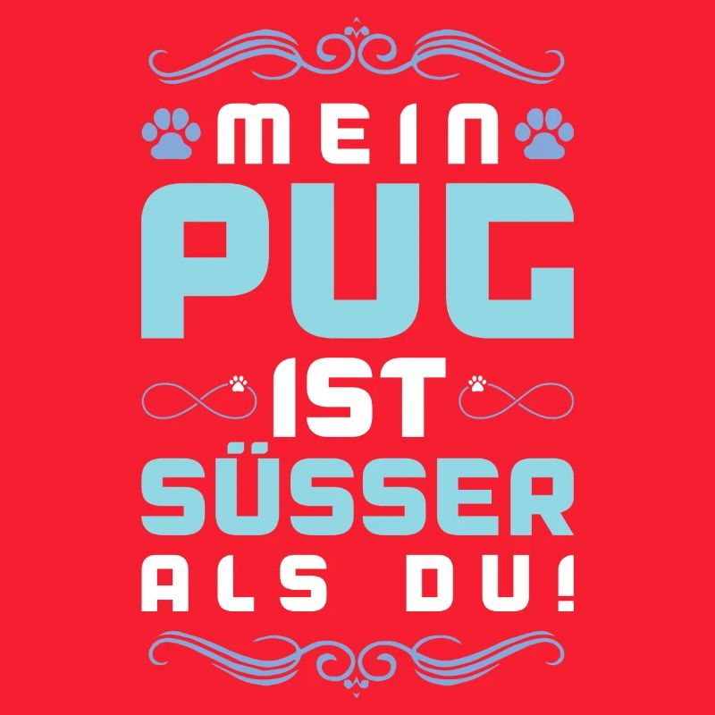 pug mops hund spruch
