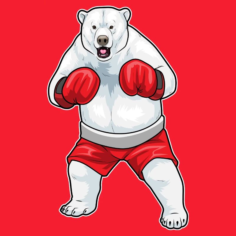Eisbär Boxer Boxhandschuhe Boxen