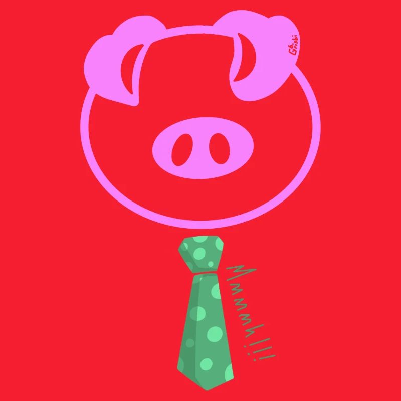 Mmmmhh! Le Cochon Pop à Cravate