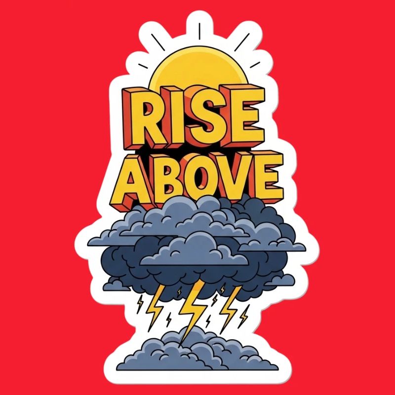 S’élever au-dessus du ciel de l’orage