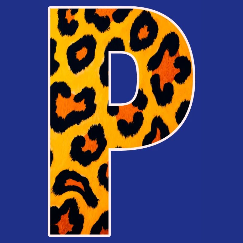 Leopard_Buchstabenmuster_-_P